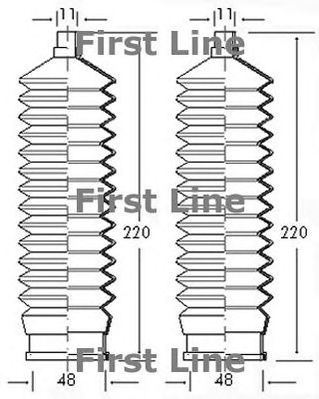 FIRST LINE fsg3040 -  Пыльник, рулевое управление